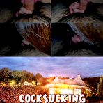 Pic of amateurlydia | COCKSUCKING AT FESTIVAL TENT