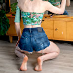 Pic of Delfine Naked in Hairy Pussy | Abby Winters Models