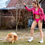 Pic of Kamilla Naked in Pulling Labia | Abby Winters Models