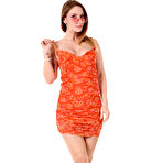 Pic of Perfect babe Sata Jones strips out of her sexy summer dress