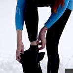 Pic of Bondge Aspect | Naked barefoot Greta is tightly bound in snow - Part 1