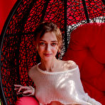 Pic of Busty Heather in a Cocoon Chair