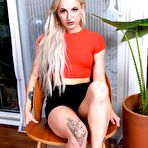 Pic of Tattooed Blonde Sage Rabbit Nude for ATK Galleria | Hometown Nudes