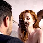 Pic of Redhead vixen fucks her black stud - AmateurPorn