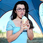 Pic of Hayli Sanders in Metart set Back Country  . Hayli Sanders 