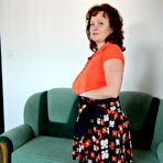 Pic of Big breasted mature redhead from Coventry gets naked and horny at home – UK Wives Pics