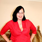 Pic of Mature BBW Brunette In Stockings Fucks Herself With A Dildo – UK Wives Pics