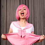 Pic of   Anime Succubus Schoolgirl, Rada Brewer, Fucks Herself With Big Toy | Nu Cosplay