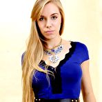 Pic of Ryana Blue Dress - Nude Girls Alert