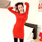 Pic of Naughty British housewife with frizzy red hair gets naked on the bed and has a mess – UK Wives Pics