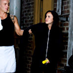 Pic of Petite brunette babe Dillion Harper gets drilled by trainer -  - Spank It Now!