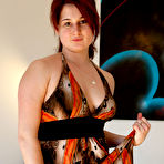 Pic of Curvy hairy amateur teen Sylvanna stripping naked in bedroom -  - Spank It Now!
