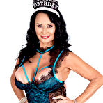 Pic of Granny pornstar Rita Daniels frees her enormous boobs before slurping and milking a dildo | NakedWomenPhotos.net