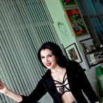 Pic of Italian Milf Valentina Nappi sexy in black stockings gets her wet pussy & tight ass fucked POV &ndash; Bare Milfs