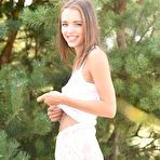 Pic of Sweet teen Maxa unveils her tan lined body while going totally naked in the outdoors - SMUT.pics