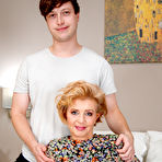 Pic of Toyboy Lenny fucking 73 year old granny Romana in his bed and coming all over her ass - Mature.nl