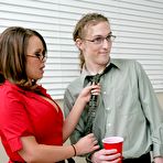 Pic of Chubby Secretary from Twitter turns a guy on with her boots & stockings so gets nailed on the desk &ndash; Bare Milfs