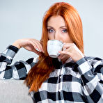 Pic of Michelle H Shaved Redhead Strips