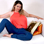 Pic of Sexy mature Anastasiya licks her nipples and plays with her wet cunt while watching you jerk off &ndash; Bare Milfs