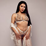 Pic of Valentina Nappi Curvy Lingerie Babe by the Pool
