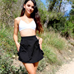 Pic of Ohana Petite sucks and fucks her client for cash in a quiet street