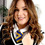 Pic of Ali Harper Takes off her Uniform