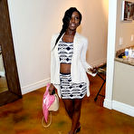 Pic of Chocolat babe Molleuex fucks white cock