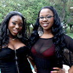Pic of Ebony and Laylan wide open