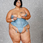 Pic of Huge black SuperBBW has her rolls and folds fucked!