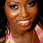 Pic of Ebony babe gets gangbanged by rednecks and bukkake