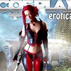 Pic of Cosplay enthusiast releases her great body from her outfit
