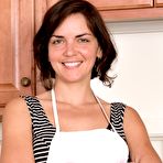Pic of Housewife Katie Z proudly displays her all natural twat and underarms
