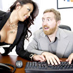 Pic of Ravishing asian office lady Mia Lelani enjoys a hardcore anal plugging