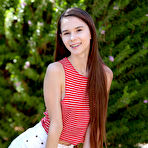 Pic of Leona Mia in White Shorts