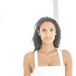 Pic of Charming Latina babe Karmen Bella showing off her ass and shaved pussy