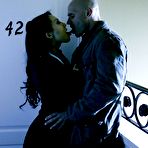 Pic of Fervent asian hottie Asa Akira fucks in ripped fishnet pantyhose