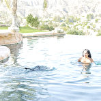Pic of Hardcore fuck of a hot Latina brunette Kimberly Kendall in a lake