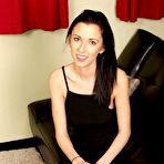 Pic of Sophisticated amateur babe Ella Rose reveals her stockings and blue panties