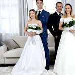 Pic of Lily Blossom, Karina King in Here Cum The Brides at Virtual Taboo - Direct Stripper