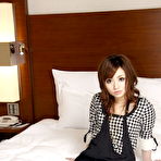 Pic of Beautiful Japanese girl Rui Yazawa finger spreads her pussy in black boots