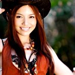 Pic of Lovely teenage asian cowgirl with slender legs stripping off her clothes