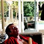 Pic of Peta Jensen undresses and sucks this tasty prick in close-up scene