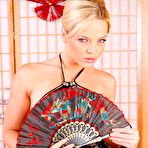 Pic of Cute Alexis Texas strips off her underwear and exposes her hairy cunt
