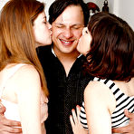 Pic of College girls Simone Delilah and Lara Brookes fuck their Sugar Daddy