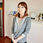 Pic of Redheaded Japanese girl Eri Fujino masturbates before a date