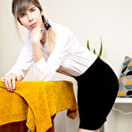 Pic of Skinny housewife Margo Rokossovskaya tries her hand at being a nude model