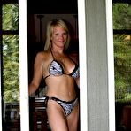 Pic of Blonde amateur Jayme Lawrence masturbates in a bikini before a hard fuck