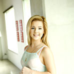 Pic of Blonde teen Bella Rose loosing tiny boobs and tight cunt from sexy lingerie