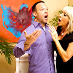 Pic of Blonde woman Tara Holiday seduces a married man during piano lessons