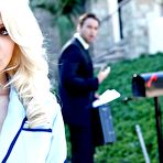 Pic of Big titted mail carrier Jazy Berlin invited for some nasty fucking